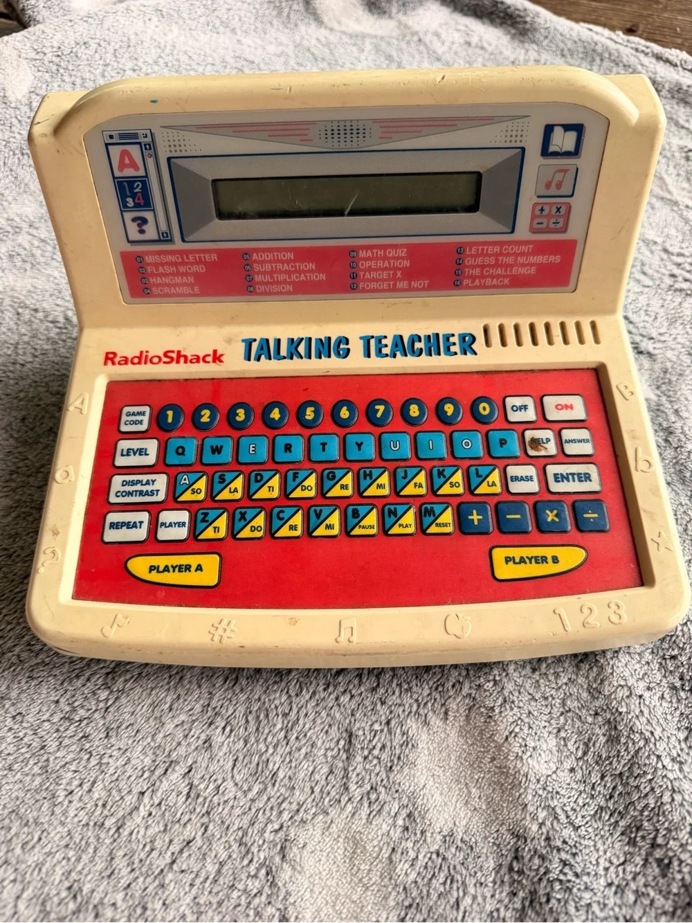 Vintage RadioShack Talking Teacher Educational Electronic Toy